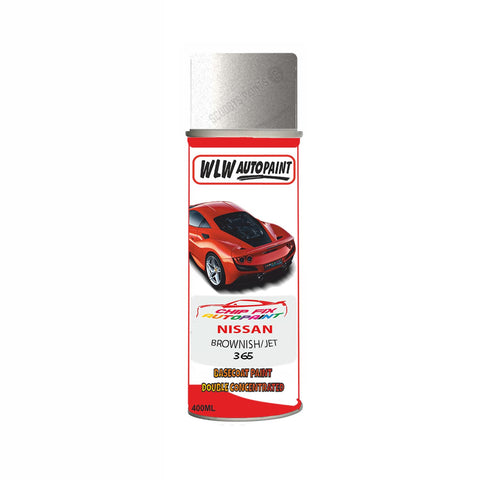 NISSAN BROWNISH/JET SILVER Code:(365) Car Aerosol Spray Paint Can