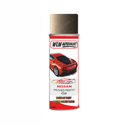 NISSAN BRUSHED PEWTER Code:(CS3) Car Aerosol Spray Paint Can