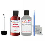 NISSAN CAYENNE RED Code:(AP0) Car Touch Up Paint Scratch Repair