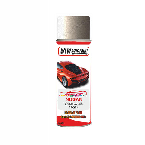 NISSAN CHAMPAGNE SILVER Code:(M051) Car Aerosol Spray Paint Can