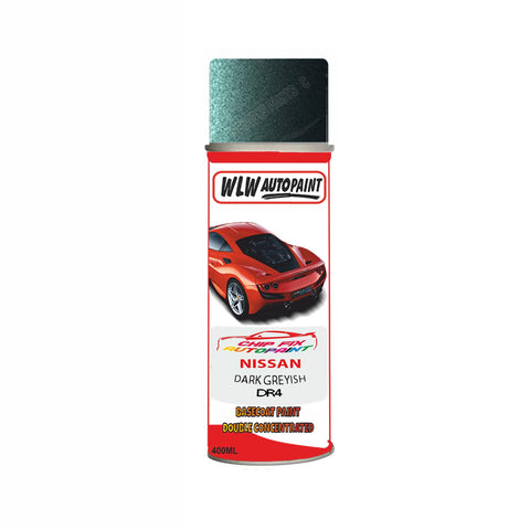 NISSAN DARK GREYISH GREEN Code:(DR4) Car Aerosol Spray Paint Can