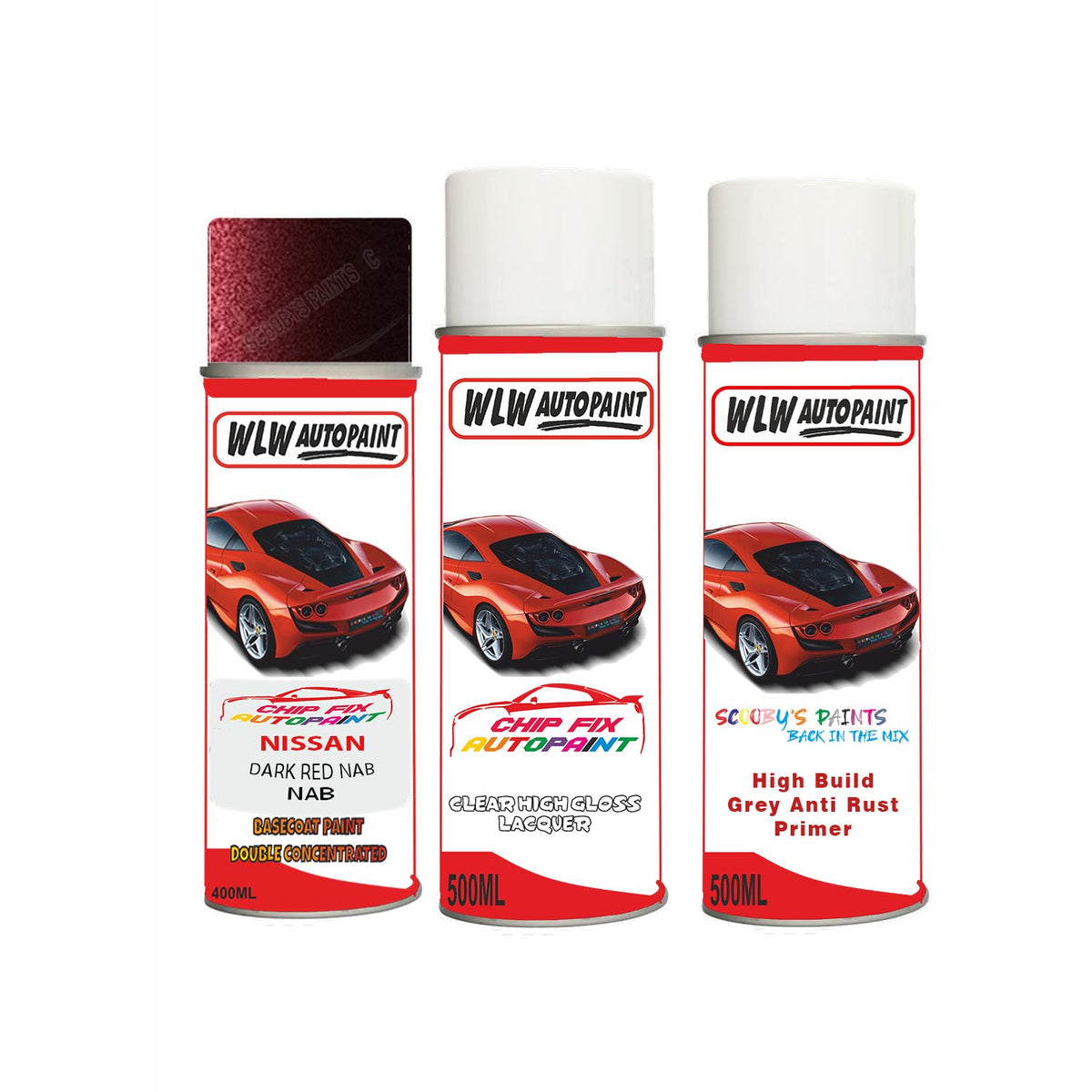 NISSAN DARK RED NAB Code:(NAB) Car Aerosol Spray Paint Can – Car Touch