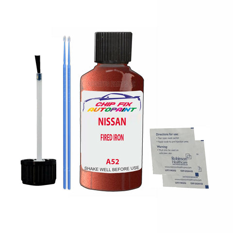 NISSAN FIRED IRON Code:(A52) Car Touch Up Paint Scratch Repair