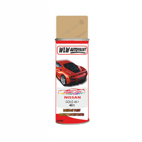 NISSAN GOLD 451 Code:(451) Car Aerosol Spray Paint Can