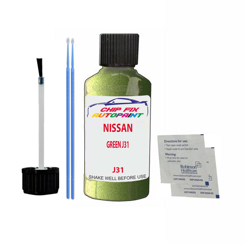 NISSAN GREEN J31 Code:(J31) Car Touch Up Paint Scratch Repair