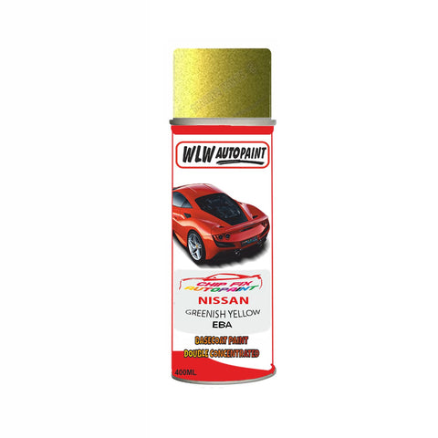 NISSAN GREENISH YELLOW Code:(EBA) Car Aerosol Spray Paint Can