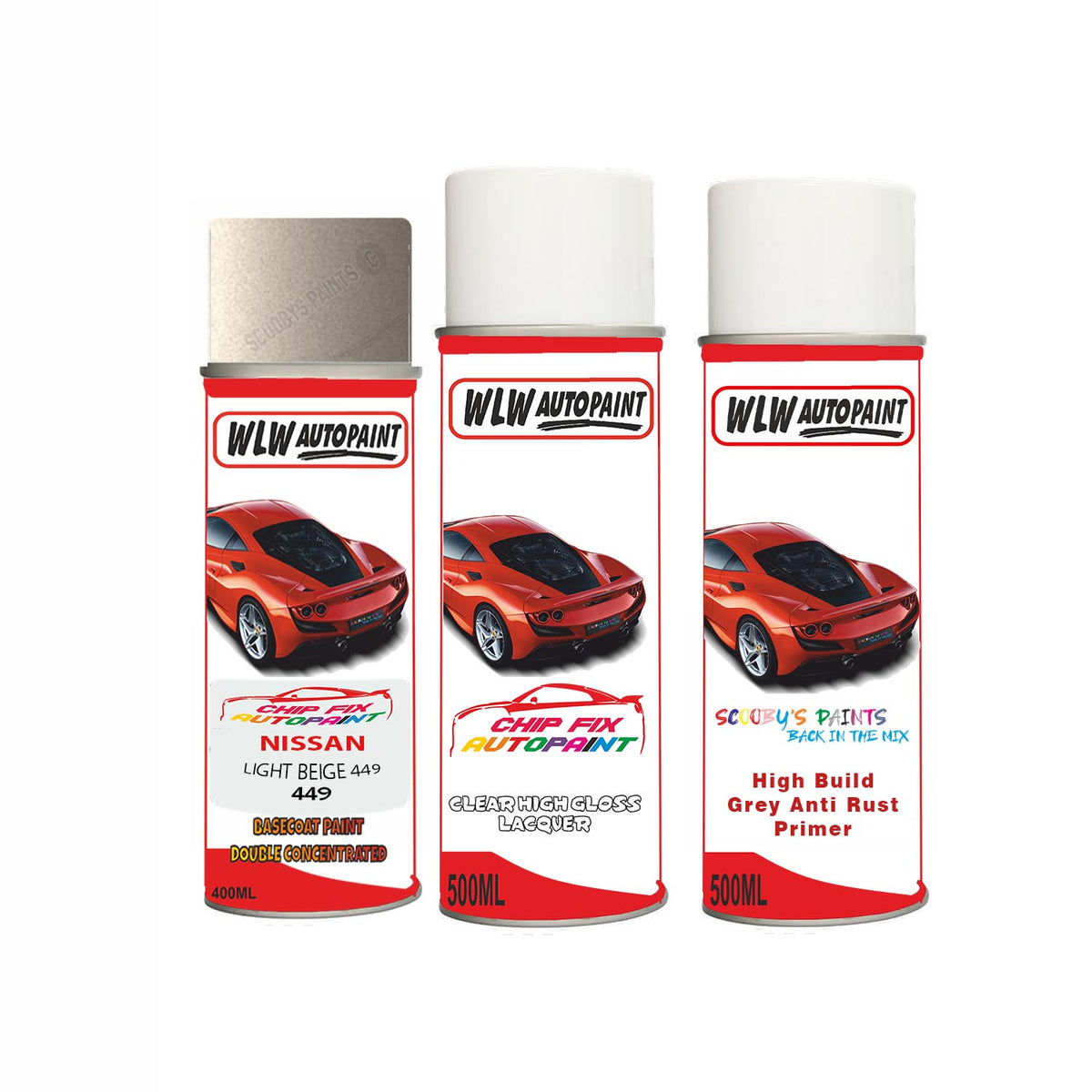 NISSAN LIGHT BEIGE 449 Code:(449) Car Aerosol Spray Paint Can – Car ...