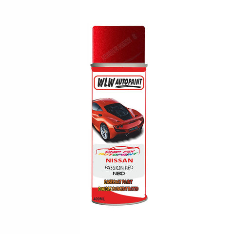 NISSAN PASSION RED Code:(NBD) Car Aerosol Spray Paint Can