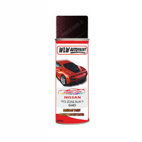 NISSAN RED ZONE BLACK Code:(GAD) Car Aerosol Spray Paint Can