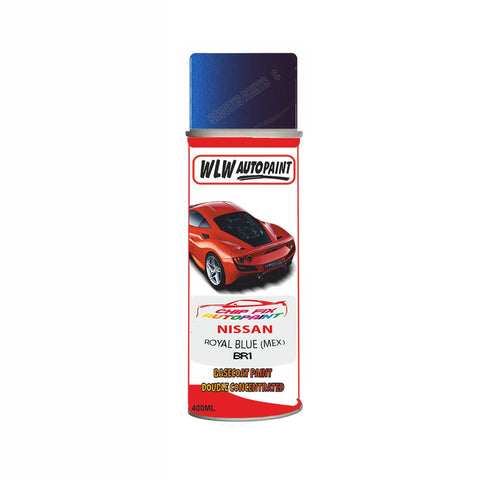 NISSAN ROYAL BLUE (MEX) Code:(BR1) Car Aerosol Spray Paint Can
