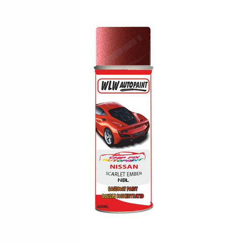NISSAN SCARLET EMBER Code:(NBL) Car Aerosol Spray Paint Can