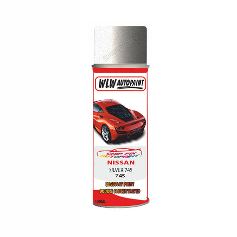 NISSAN SILVER 745 Code:(745) Car Aerosol Spray Paint Can