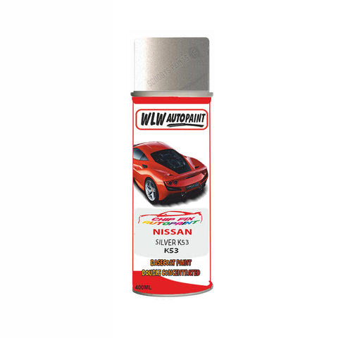 NISSAN SILVER K53 Code:(K53) Car Aerosol Spray Paint Can