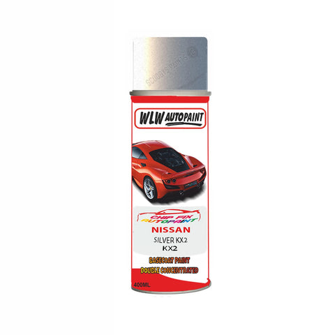 NISSAN SILVER KX2 Code:(KX2) Car Aerosol Spray Paint Can