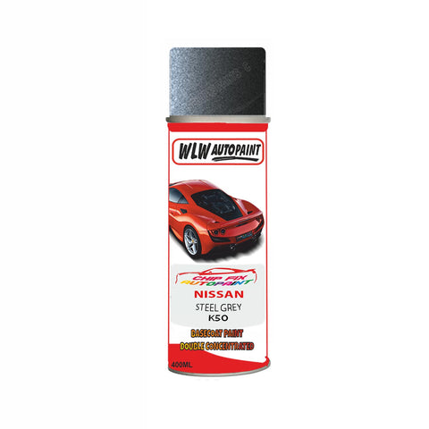 NISSAN STEEL GREY Code:(K50) Car Aerosol Spray Paint Can