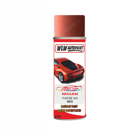 NISSAN SUNFIRE 930 Code:(930) Car Aerosol Spray Paint Can