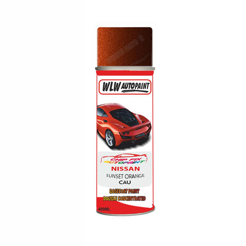 NISSAN SUNSET ORANGE Code:(CAU) Car Aerosol Spray Paint Can
