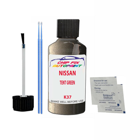 NISSAN TENT GREEN Code:(K37) Car Touch Up Paint Scratch Repair