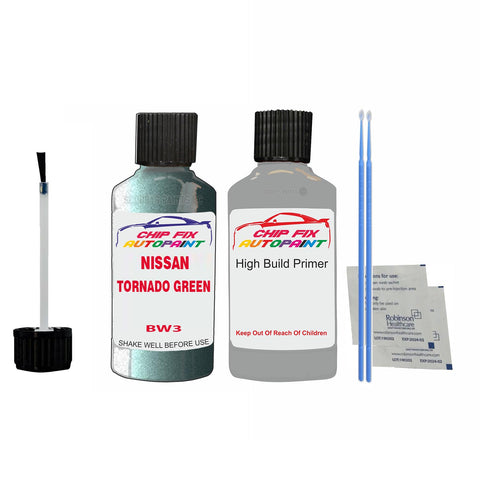 NISSAN TORNADO GREEN Code:(BW3) Car Touch Up Paint Scratch Repair