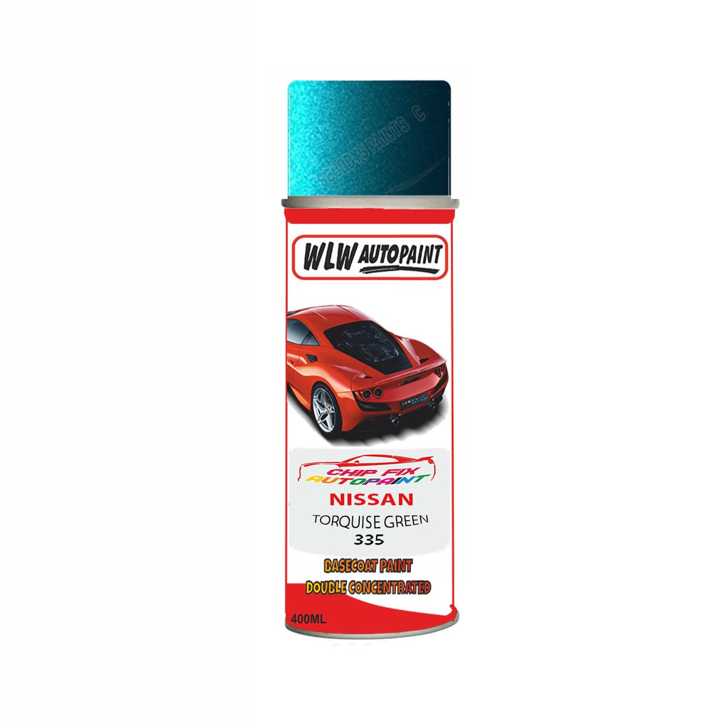 NISSAN TORQUISE GREEN Code:(335) Car Aerosol Spray Paint Can