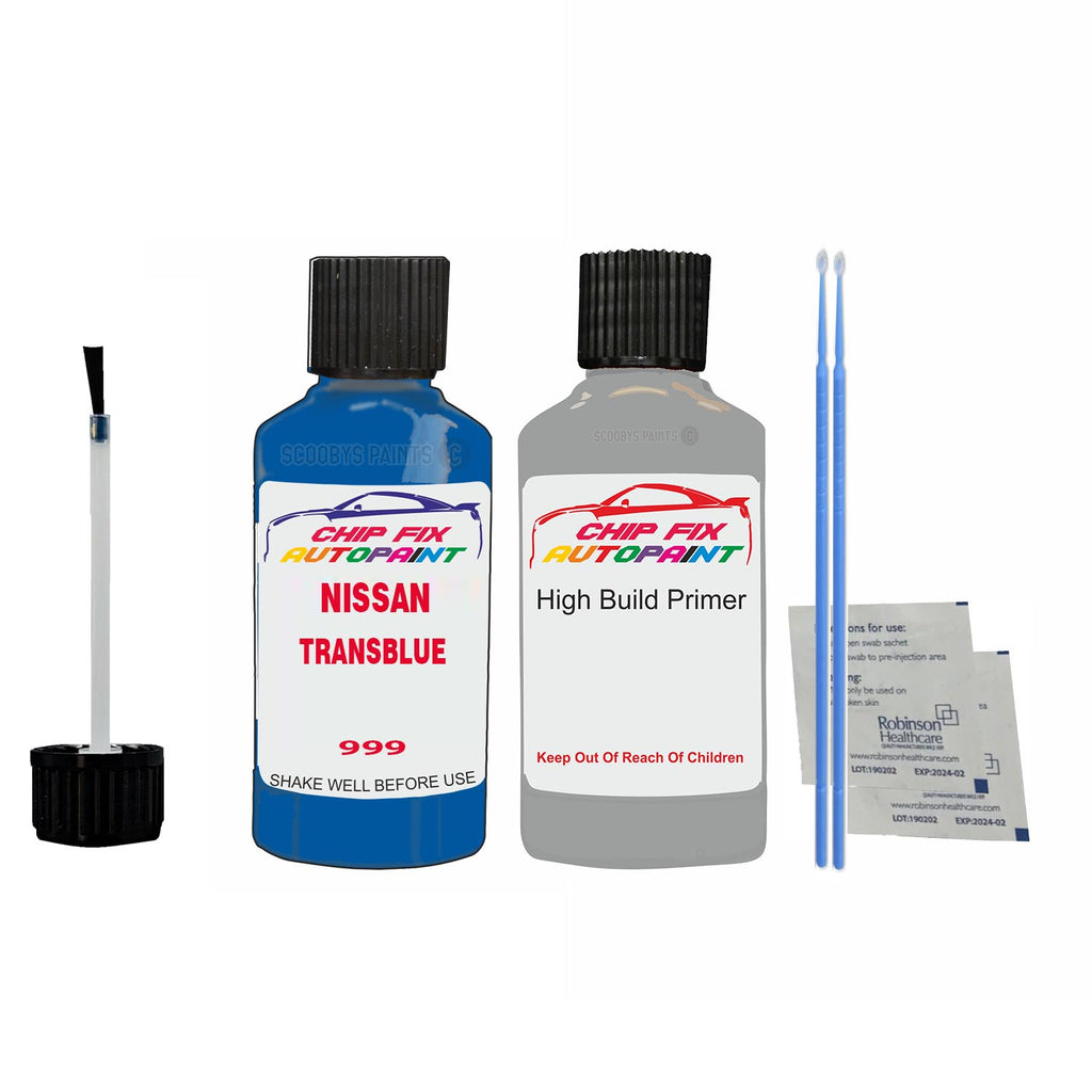 NISSAN TRANSBLUE Code:(999) Car Touch Up Paint Scratch Repair