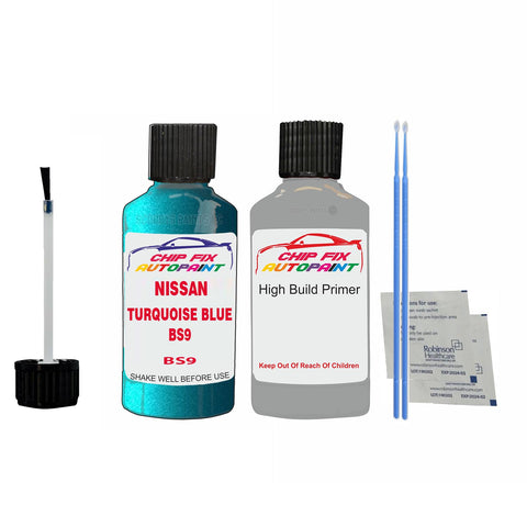 NISSAN TURQUOISE BLUE BS9 Code:(BS9) Car Touch Up Paint Scratch Repair