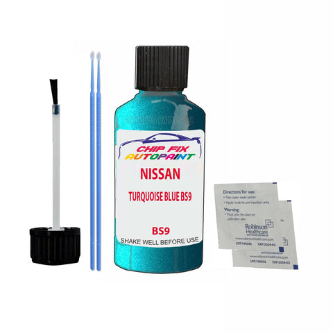 NISSAN TURQUOISE BLUE BS9 Code:(BS9) Car Touch Up Paint Scratch Repair