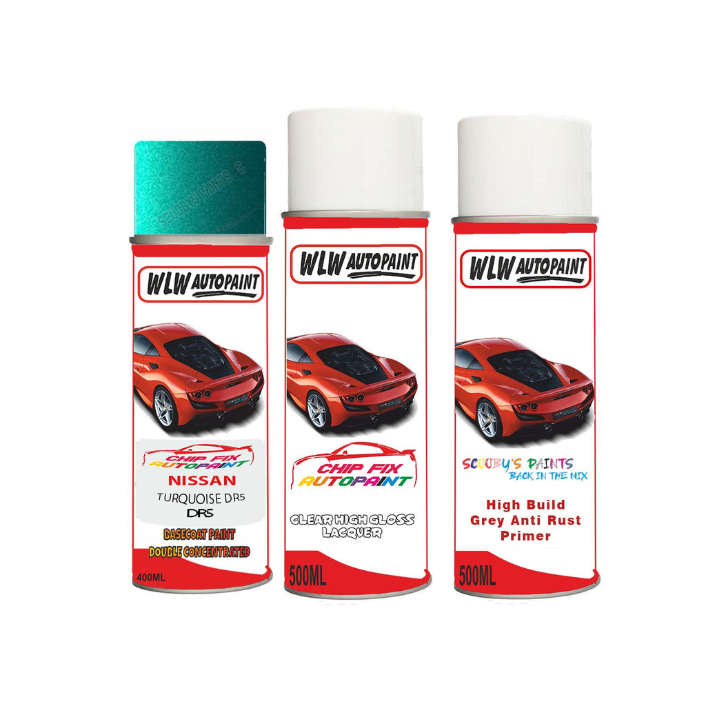 NISSAN TURQUOISE DR5 Code:(DR5) Car Aerosol Spray Paint Can