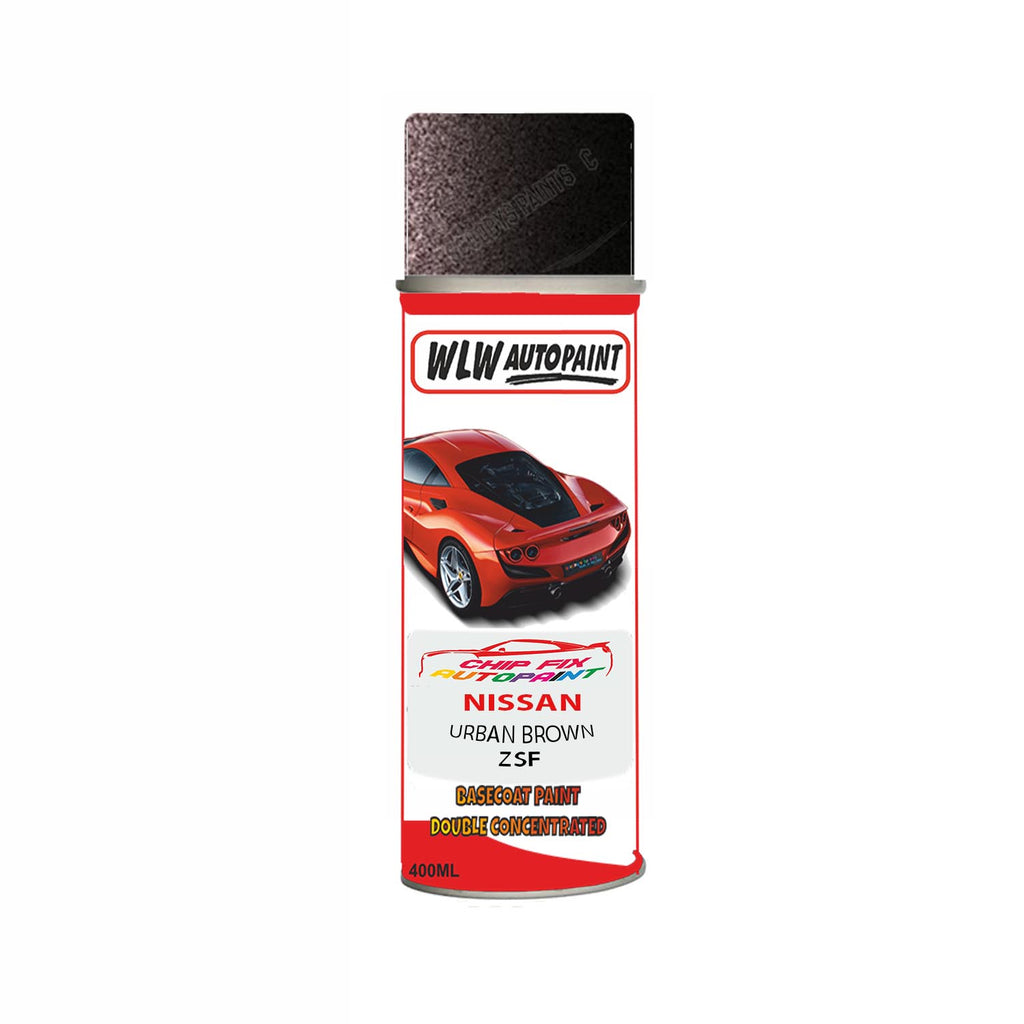 NISSAN URBAN BROWN Code:(ZSF) Car Aerosol Spray Paint Can