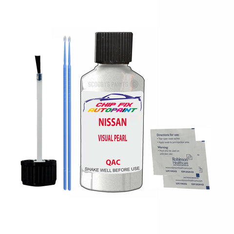 NISSAN VISUAL PEARL Code:(QAC) Car Touch Up Paint Scratch Repair