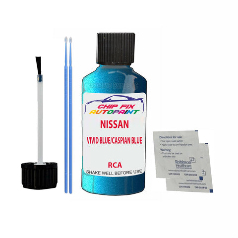 NISSAN VIVID BLUE/CASPIAN BLUE Code:(RCA) Car Touch Up Paint Scratch Repair
