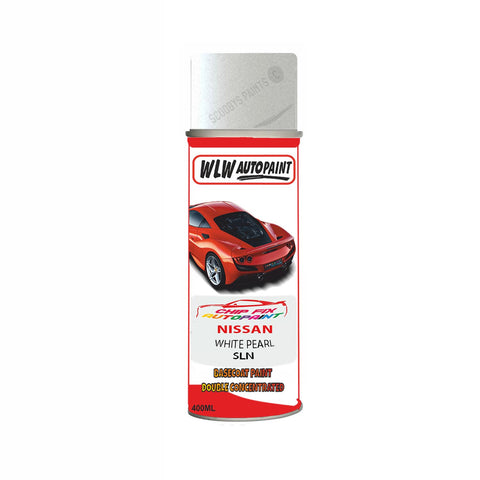 NISSAN WHITE PEARL Code:(SLN) Car Aerosol Spray Paint Can