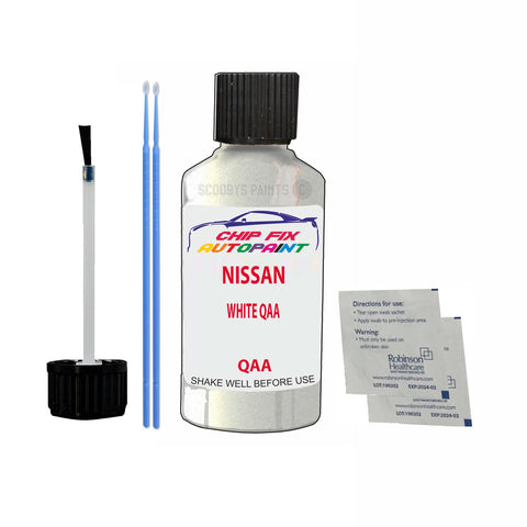 NISSAN WHITE QAA Code:(QAA) Car Touch Up Paint Scratch Repair