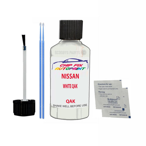 NISSAN WHITE QAK Code:(QAK) Car Touch Up Paint Scratch Repair