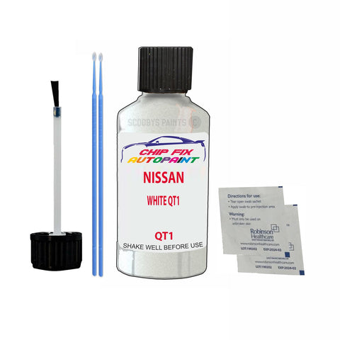 NISSAN WHITE QT1 Code:(QT1) Car Touch Up Paint Scratch Repair