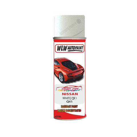 NISSAN WHITE QX1 Code:(QX1) Car Aerosol Spray Paint Can