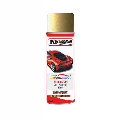 NISSAN YELLOW ER2 Code:(ER2) Car Aerosol Spray Paint Can