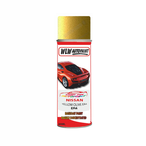 NISSAN YELLOW OLIVE ER4 Code:(ER4) Car Aerosol Spray Paint Can