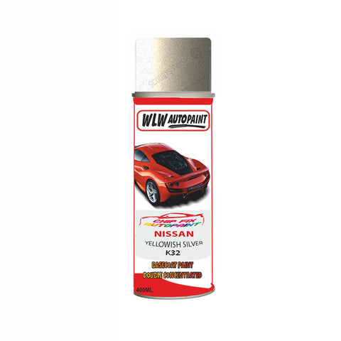 NISSAN YELLOWISH SILVER Code:(K32) Car Aerosol Spray Paint Can