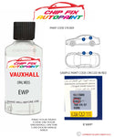 paint code location sticker Vauxhall Combo Opal Weiss Ewp 2018-2021 White plate find code