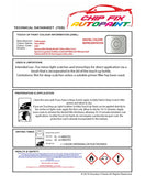 Data saftey sheet Jetta Oryx White L0K1 2010-2022 White instructions for use