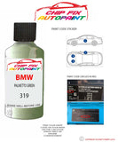 paint code location sticker Bmw Z3 Roadster Palmetto Green 319 1995-1998 Green plate find code