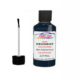 Paint For Peugeot 604 Bleu Galaxie/Azul Galaxia 227, ELL 1977-1984 Blue Touch Up Paint