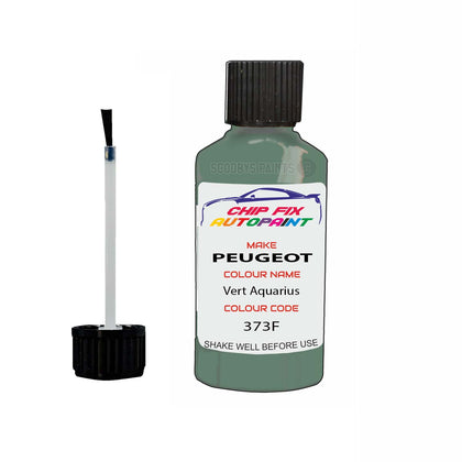 Paint For Peugeot J5 Van Vert Aquarius 373F 1984-1996 Green Touch Up Paint