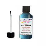 Paint For Peugeot 806 Bleu Storm 433, KMM, M0MM 1994-2003 Blue Touch Up Paint