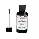 Paint For Peugeot Expert Van Noir Onyx 500, EXY, P0XY 1981-2021 Black Touch Up Paint