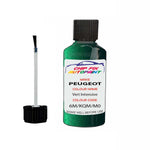 Paint For Peugeot 106 Vert Intensive 6M, KQM, M0QM 1998-2007 Green Touch Up Paint