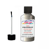 Paint For Peugeot 604 Gris Cendre 614, ETS, M0TS 1978-2008 Silver Grey Touch Up Paint