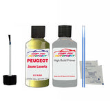 primer undercoat anti rust  Peugeot 207 Coupe Jaune Lacerta B7, KAR 2005-2014 Yellow Touch Up Paint