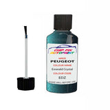 Paint For Peugeot 2008 Emerald Crystal EDZ 2015-2021 Blue Touch Up Paint